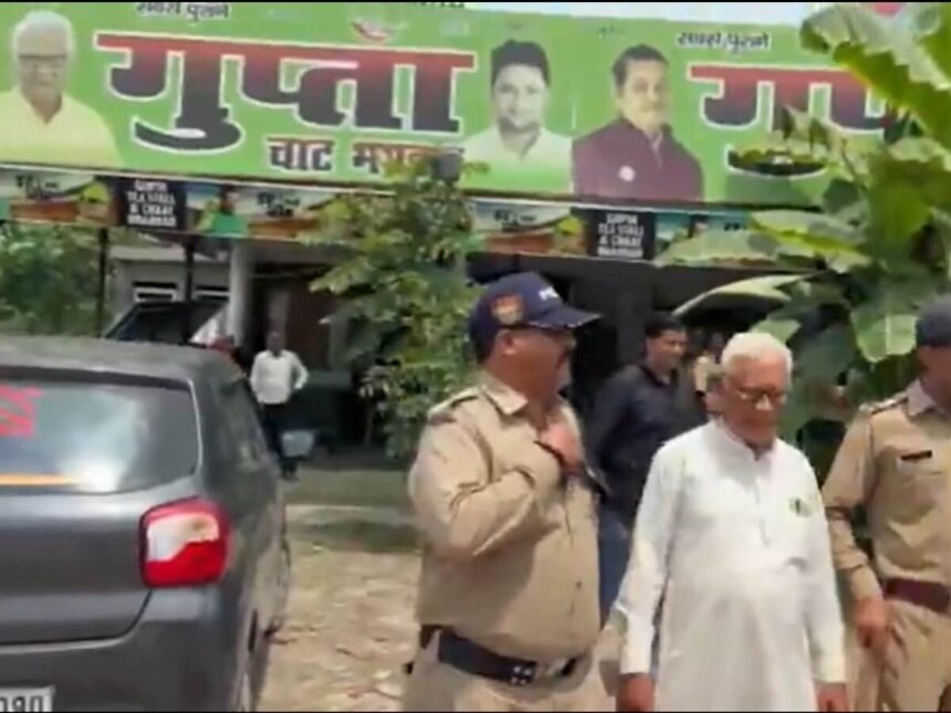 गुप्ता चाट भंडार के अंदर 'गुलफाम चाय' की दुकान कांवड़ यात्रा से पहले पुलिस ने लिया यह एक्शन